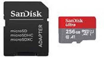 SanDisk 256 256 GB MicroSD Card Class 10 100 MB/s  Memory Card