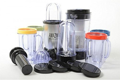 

Delton Amazing Bullet Mixer, Grinder & Chopper 110 Juicer Mixer Grinder(Multicolor, 8 Jars)