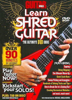 

GUITAR WORLD:LEARN SHRED GUITAR(DVD English)