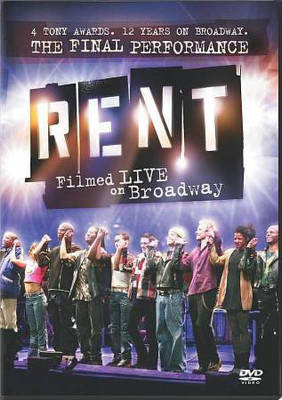 

RENT:FILMED LIVE ON BROADWAY(DVD English)