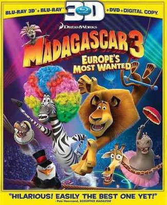 

MADAGASCAR 3:EUROPE'S MOST WANTED 3D(Blu-ray English)