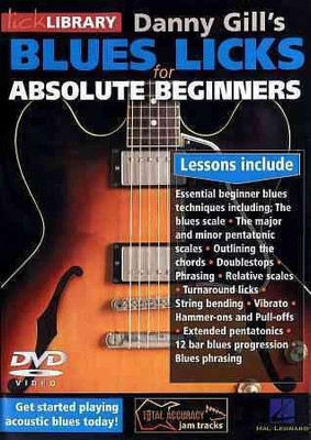 

BLUES LICKS FOR ABSOLUTE BEGINNERS(DVD English)