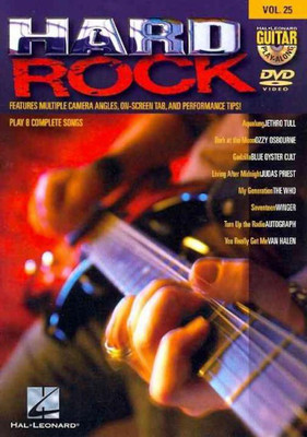 

GUITAR PLAY ALONG:HARD ROCK(DVD English)
