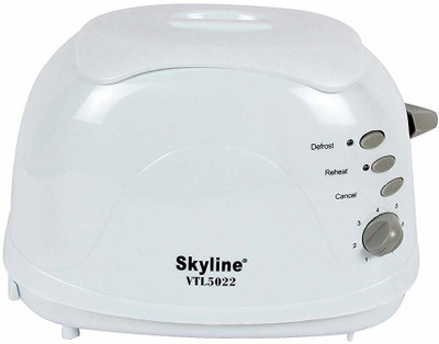 

Skyline VTL-5022 750 W Pop Up Toaster(White)