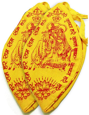 MORMUKUT Gaumukhi,Tulsi mala bag,Chandan mala bag,rudraksha mala bag (2 Sets) Potli(Pack of 2)