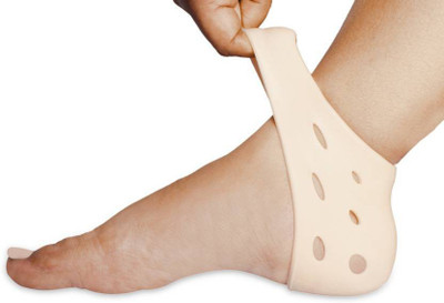 Mizuki Heel anti- Crack Sets Soft Heel Support (Brown) Ankle Support (Pack of 8) Heel Support