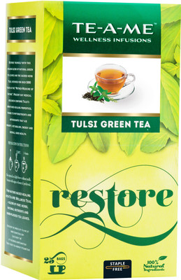 

TE-A-ME Natural Tulsi Green Tea Bags Box(25 Bags)