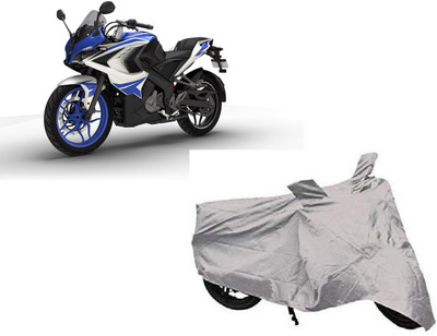 COVER POINT Waterproof Two Wheeler Cover for Bajaj(Pulsar RS 200, Grey)