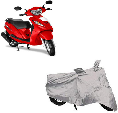 COVER POINT Waterproof Two Wheeler Cover for TVS(Wego, Grey)