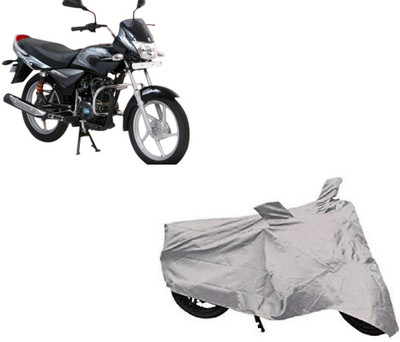 COVER POINT Waterproof Two Wheeler Cover for Bajaj(Platina 100 DTS-i, Grey)