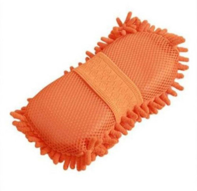 ASHIRWAD Microfiber, Polyester, Fabric Vehicle Washing  Sponge(Pack Of 1)