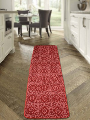 Saral Home Red Cotton Runner(2 ft,  X 6 ft, Rectangle)