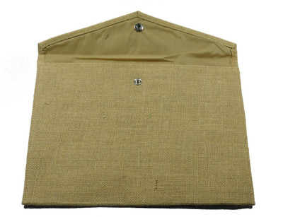 Jute Udyog Jute Jute File Envelope Folder(Set Of 1, Beige)