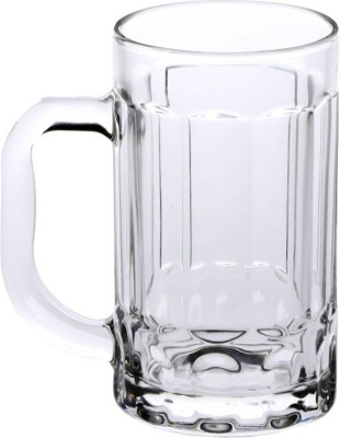 NOGAIYA BIT28 Glass Beer Mug(400 ml, Pack of 6)