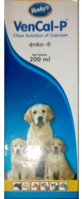 Venky's VenCal-P Calcium Supplement For Dogs & Puppy 200ml Pet Health Supplements(200 ml)