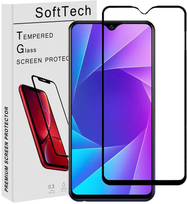 SoftTech Edge To Edge Tempered Glass for Vivo Y95(Pack of 1)