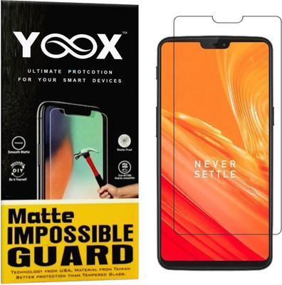 YOOX Impossible Screen Guard for OnePlus 6(Pack of 1)
