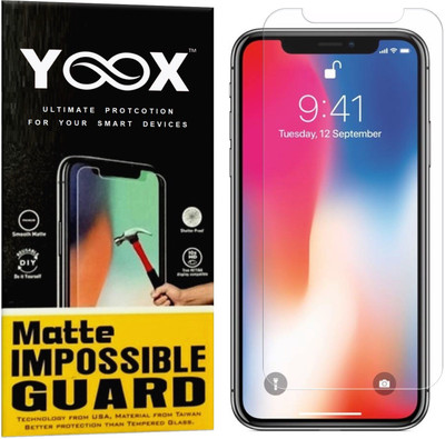 Yoox Impossible Screen Guard for Apple iPhone X, Apple iPhone XS(Pack of 1)