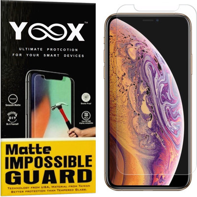 Yoox Impossible Screen Guard for Apple iPhone XS(Pack of 1)