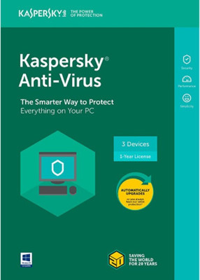 

KASPERSKY Anti-virus 3 User 3 Years(CD/DVD)