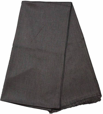 KAVIM Wool Solid Women Shawl(Grey)