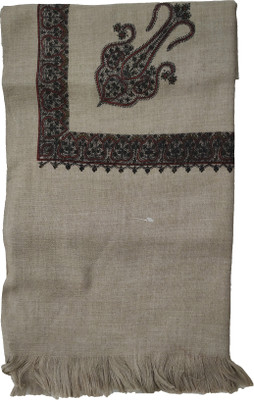 e mall Wool Printed Women Shawl(Grey)