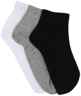 HK Nimay Men & Women Solid Ankle Length(Pack of 3)