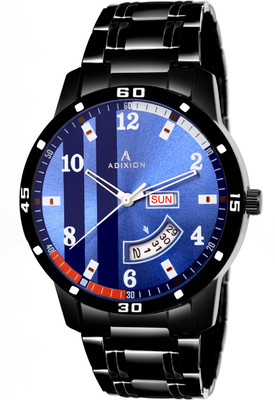 ADIXION 253-N04 ADIXION AD253-N04 DAY & DATE Stainless Steel Blue Dial Watch Analog Watch - For Men