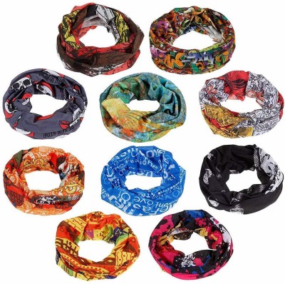 Yashinika Men & Women Self Design Bandana(Pack of 10)