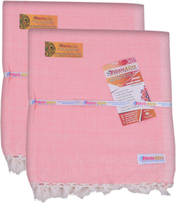 EthnicAlive Solid Single Throw for  AC Room(Silk, White)