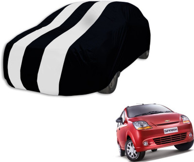 Gargi Traders Car Cover For Chevrolet Spark (With Mirror Pockets)(Multicolor)