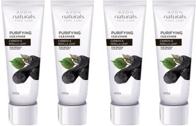 AVON Naturals Ayurvedic Carbon Deep Cleanser (Set Of 4 ) Face Wash(400 g)