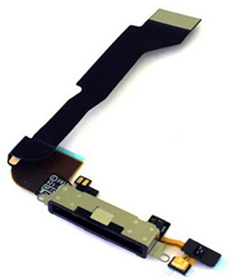 

Dream Dock Connector Charging Port Flex Cable Replacement Part Compatible with Phone 4 : Black Dock(Black)