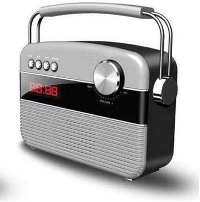 

awf 5000 pre-Loaded Evergreen Songs FM Radio(Silver)