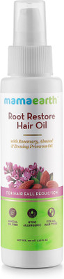MamaEarth Root Restore Hair Oil 100ml with Bhringraj, Jojoba, Almond, Olive, Rosemary Oil and Vit. E Hair Oil(100 ml)