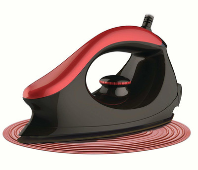 Chartbusters USA LIGHT WEIGHT NEW DESIGN P-096 750 W Dry Iron(Black, Red)