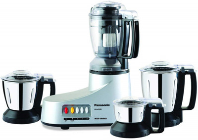 

Panasonic MX-AC400 1000-Watt Mixer Grinder with 4 Jars (Silver) 240 Juicer Mixer Grinder(Silver, 4 Jars)