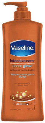 Vaseline Intensive Care Cocoa Glow Body Lotion-400ml(400 ml)
