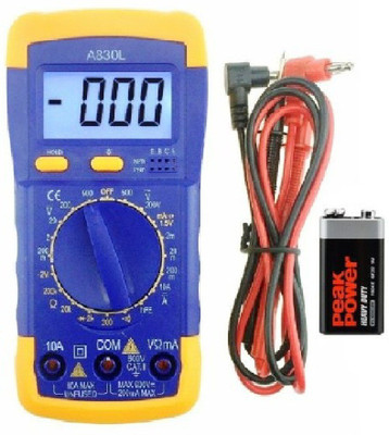 SPARK SA830L Digital Multimeter(Red, Blue 2000 Counts)