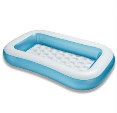 ECOM BHARAT Inflatable Rectangular Baby Pool Big Bath Water Tub for Kids Inflatable Swimming Pool(Multicolor)