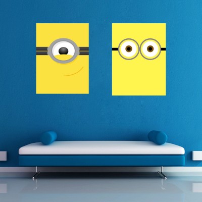 Stickers Mart 18 cm Cute Minions Wall poster Removable Sticker(Pack of 1)