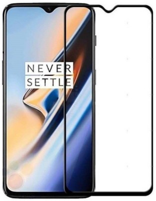 kmPPoWeR Edge To Edge Tempered Glass for OnePlus 6T(Pack of 1)