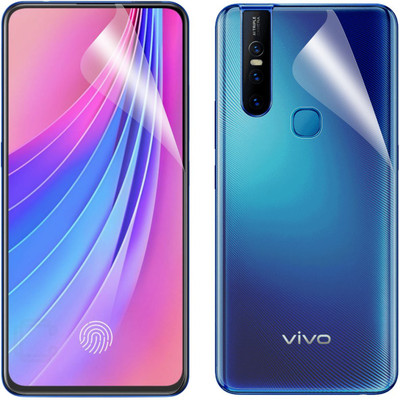 CASE CREATION Front and Back Screen Guard for Vivo V15(Pack of 2)