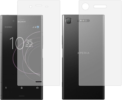 Case Creation Front and Back Screen Guard for Sony Xperia XZ1(Pack of 2)