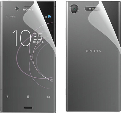 CASE CREATION Front and Back Screen Guard for Sony Xperia XZ1 (New Launch 2018)(Pack of 2)