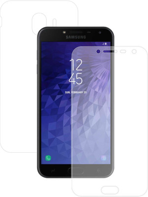 CASE CREATION Front and Back Screen Guard for Samsung Galaxy J4(Pack of 2)