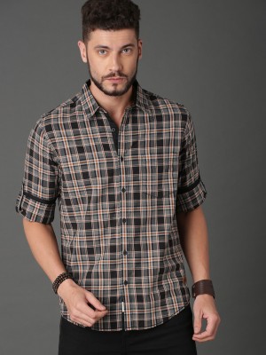 Roadster Men Checkered Casual Multicolor Shirt