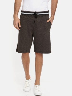 ARISE Striped Men Grey Regular Shorts