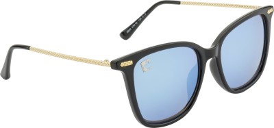 Clark N' Palmer Wayfarer Sunglasses(For Men & Women, Blue)