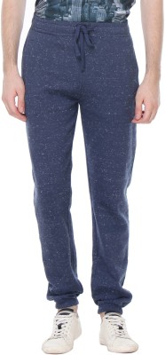 CRIMSOUNE CLUB Self Design Men Dark Blue Track Pants